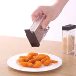 6PCS/Set Transparent Kitchen Spice Jar Rack Seasoning Box Salt and Pepper Sprayer Kitchen Spice Storage Bottle Tools