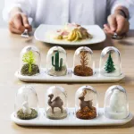 4PCS/Set Spice Jar Creative Plant Animals Seasoning Bottle Salt Sugar Pepper Shaker Cooking Tools Kitchen Supplies