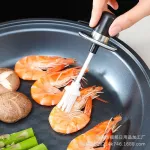 Kitchen Supplies Seasoning Jar Seasoning Pot Set Combination Glass Creative Kitchen Supplies Spoon Cover Integrated Round