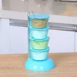 Vertical Seasoning Box Rotary Seasoning Box Creative Vertical Multi-Layer Seasoning Jars Home Seasoning Jar Kitchen Set