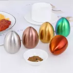 Egg Shaped Salt Spice Pepper Shaker Spice Container Stainless Steel Condiment Bottle Seasoning Organizer Kitchen Accessories