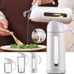 Oil Dispenser Glass Olive Bottle Pot Leakproof Sauce Vinegar Bottle Gravy Boat Oil Pourer Bottle for Cooking Kitchen Tools