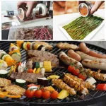 New Magnetic Spice Jars Stainless Steel Cans Spice Jars With Transparent Lid Labels Seasoning Pepper Spices Storage Box