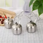 3PCS/Set Bridge Stainless Steel Seasoning Pot Spice Salt Sugar Bowl Pepper Ajinomoto Jar Container Bottle Storage Can