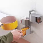 Creative Kitchen Seasoning Shelf Box Rotating Salt Pepper Jar Set Condiment Container Spice Holder Organizer Kitchen Accessories