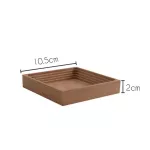 Nordic Style Beech Wooden Spiral Square Shape Jewelry Tray Candle Holder Storage Rack Home Organizer Decoration Accessories