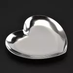 Nordic Home Decoration Accessories Serving Tray Metal Heart-Shaped Ring Necklace Jewelry Storage Organizer