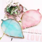 Resin Marble Storage Tray Palette Dessert Painted Display Display Earrings Display Organize