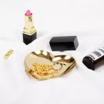 Love Heart Shaped Stainless Steel Organizer Ring Earrings Necklace Jewelry Storage Display Tray Home Decoration Accessories