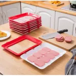 Refrigerator Storage Creative Food Preservation Tray Keeping Fresh Spacer Organizer Elastic Fresh Tray Reusable Storage Containe