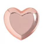 Heart-Shaped Jewelry Ring Storage Holder Chain Earrings Candy Nuts Organization Home Decoration Storage Plate