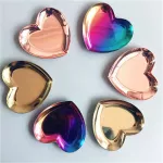 Heart-Shaped Jewelry Ring Storage Holder Chain Earrings Candy Nuts Organization Home Decoration Storage Plate