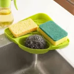 Kitchen Sink Storage Tool Corner Storage Rack Sponge Holder Wall Mount Dishes Dip Rack Bathroom Soap Dish Wall Storage Rack