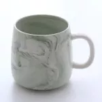 Chanshova 380ml Big Belly Modern Creative Marble Texture Pattern Ceramic Coffee Mug Home Office Porcelain Coffee Cups And Mugs