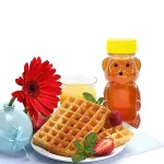 12pcs Squeeze Condiment Bottles Plastic Honey Sauce Mustard Jam Dispenser Bottle 240ml Honey Bottle Dispenser Honey Container