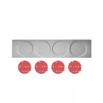 MLIA MAGNETIC Spice Jars Rack Stainless Steel Spice Jars Wall Plate Base Wall Mounted Base for Magnetic Spice Tin