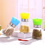 Manual Pepper Grinder Kitchen Supplies Black Pepper Glass Seasoning Bottable Pepper Coffee Grinder