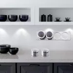 MLIA MAGNETIC Spice Jars Rack Stainless Steel Spice Jars Wall Plate Base Wall Mounted Base for Magnetic Spice Tin