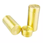 2PCS/ A SET GOLD "SP" Stainless Steel Spice Jar Condiment Set Seasoning Bottles Set Salt Pepper Shakers Spice Cruet Sets