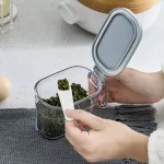 Nordic Light Light Light Luxury Kitchen Supplies Seasoning Box Set Daily Seasoning Jar Seasoning Jar Rectangular Seasoning Bottle