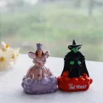 2PCS Ceramic Decoration Kissing Grooms Briding Seasoning Bottle Wedding Ceremony Salt Pepper Cumin Powder Box Tool