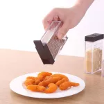 1PCS Spice Jar Seasoning Box 6PCS/Set Kitchen Spice Storage Bottle Jars Transparent PP Salt Pepper Cumin Powder Box Tool