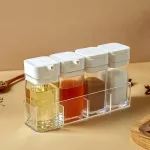 Plastic Transparent Seasoning Bottle Set Kitchen Tools Mini Soy Sauce Vinegar Container Pepper and Salt Shaker SPICE JAR