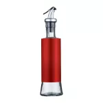 Stainless Steel Oil Bottle Glass Leak-Proof Kitchen Soy Sauce Vinegar Cruet Storage Dispenser Kitchen Tools