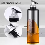 650ml Olive Oil Dispenser Bottle with SPOUT OLIVE OIL VNEGAR CRUET CLER STAINLESS STORAGE STORAGE KITCHCHEN OIL DISPENSER BOTTLE