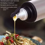 650ml Olive Oil Dispenser Bottle with SPOUT OLIVE OIL VNEGAR CRUET CLER STAINLESS STORAGE STORAGE KITCHCHEN OIL DISPENSER BOTTLE