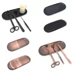 New Colorful Metal Storage Tray Gold Oval Dotted Fruit Plate Small Items Jewelry Display Tray Mirror Storage Home Storage