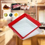 Creative Food Preservation Tray Stackable Food Fresh Tray Magic Elastic Fresh Tray Reusable Food Storage Container