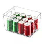 Kitchen Refrigort Storage Box Clear Pantry Organizer Binshold Plastic Food Storage Baskets Organizing 4O