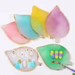 Resin Jewelry Display Plate Necklace Ring Earrings Display Painted PAINTTE TRAY Jewelry Holder HLDER ERGANIZER DECOWELY