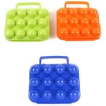 Newly Portable Grid Egg Storage Tray Box Carrier Folding Carton Holder for Outdoor Camping Picnic BBQ
