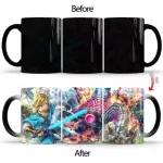 New Creative Zelda Color Changing Mug Ceramic Thermal Coffee Cup Breakfast Milk Cup Tazas De Ceramica Creativas Cute Mugs