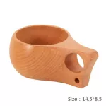 Creative Natural Wood Coffee Mug Make Tea Milk Cafe Juice Latte Cup Household Office Coffeehous Cafeteira Breakfast Tumbler