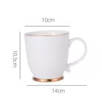 Nordic Ceramic Phnom Penh Coffee Mug Porcelain Breakfast Milk Mug Creative Afternoon Teacup Couple Water Cup Drinkware