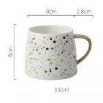 330ml 3D Pink Black White Dot Ceramic Plate Cups Kids Birthday Party Set Polka Dots Party Supplies Coffee Mug