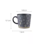Nordic Ceramic Retro Coffee Mug Creative Office Tea Cup Coarse Pottery Handmade Breakfast Milk Mug Couple Drinkware