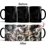 CREATIVE CERATING WATER TEMPERUTURE-SENSITIVE COLOR-ChaNING MUG One Piece Luffy Movie Surrounding Coffee Water Cup