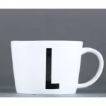 Alphabet Mug New Creative Ceramic Milk Breakfast Cup Couple Coffee Cup