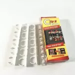 4PCS KTICHEN SPICE CLIPS CABINET Door Self-AdHesive Organizer Rack Sprips Household Ktichen Seasonings Cans Holder