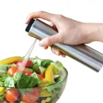 Kitchen Olive Oil Vinegar Sprayer Oil Spray Bottle Pump Stainless Steel Dispenser Seasoning Kettle Holder BBQ Kitchen Tool