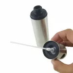 Kitchen Olive Oil Vinegar Sprayer Oil Spray Bottle Pump Stainless Steel Dispenser Seasoning Kettle Holder BBQ Kitchen Tool