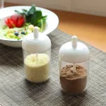 Kitchen Seasoning Bottle Salt Storage Box SPICE JAR SPON TRANT PEPPER SHAKERS CONDIMENT SALT SPICE JAR CANS FDH