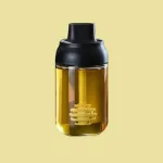 Kitchen Seasoning Box Moisture-Proof Seasoning Bottle Can Sealed Glass Seasoning Bottle Cap Spoon Integrated Salt Tank Oil Pot