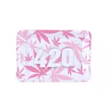 18*12.5cm Weed Rolling Tray Custom Metal Cigarette Roller Paray Tray Cigarette Smoking Rolling Tray Mix Pattern Kitchen Plate