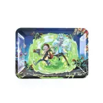 18*12.5cm Weed Rolling Tray Custom Metal Cigarette Roller Paray Tray Cigarette Smoking Rolling Tray Mix Pattern Kitchen Plate