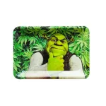 18*12.5cm Weed Rolling Tray Custom Metal Cigarette Roller Paray Tray Cigarette Smoking Rolling Tray Mix Pattern Kitchen Plate